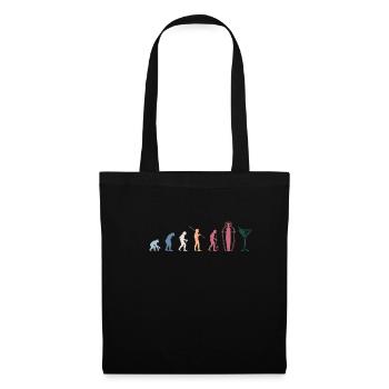 Evolution Barman Shirt Cadeau - Sac en tissu - noir - Devant