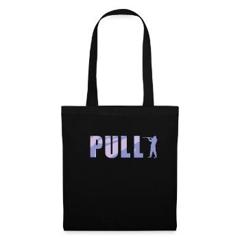 Pull Clay Pigeon Shooting Shirt Gift - Tote Bag - black - Front