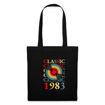 Classic Record 1983 Chemise 40e anniversaire - Sac en tissu - noir - Devant