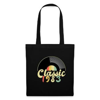 Classic Record 1983 Chemise 40e anniversaire - Sac en tissu - noir - Devant