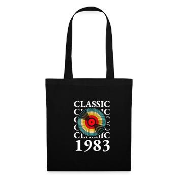 Classic Record 1983 Chemise 40e anniversaire - Sac en tissu - noir - Devant