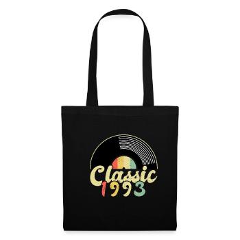 Vintage Vinyl Record Vinyl 1993 30th Birthday - Tote Bag - black - Front