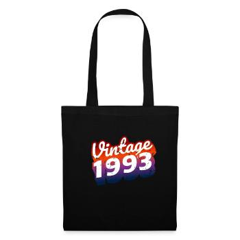 Vintage 1993 30th Birthday Shirt Cadeau - Sac en tissu - noir - Devant