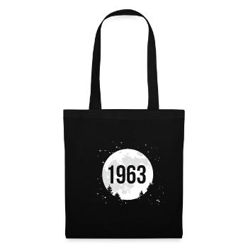 Moon 1963 60th Birthday Shirt Cadeau - Sac en tissu - noir - Devant