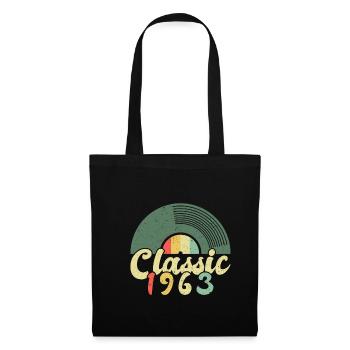 Classic Record 1963 60th Birthday Gift - Tote Bag - black - Front