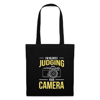 In Silently Judging Your Camera - Tote Bag - black - Front