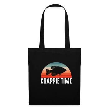 Chemise vintage Retro Crappie Time - Sac en tissu - noir - Devant