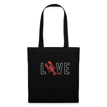 Love Crawfish Shirt Gift - Tote Bag - black - Front
