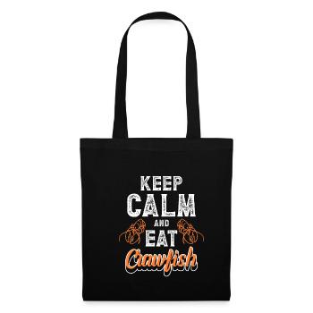 Keep Calm And Eat Crawfish Shirt Gift - Tote Bag - black - Front