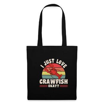 J’adore les écrevisses d’accord? - Sac en tissu - noir - Devant