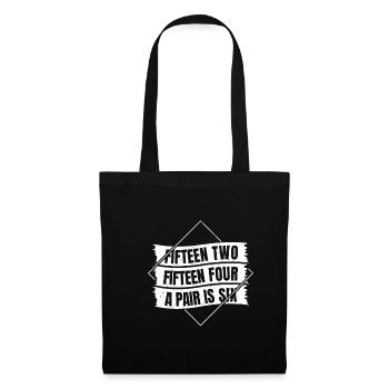 Fifteen Two Cribbage Shirt Gift - Tote Bag - black - Front