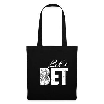 Let's Bet Shirt Gift Horse Racing - Tote Bag - black - Front