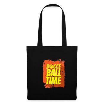 Bocce Ball Time Shirt Gift Boccia - Tote Bag - black - Front