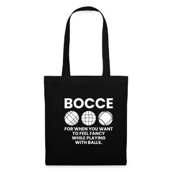 Bocce Shirt Boccia Player Gift - Tote Bag - black - Front
