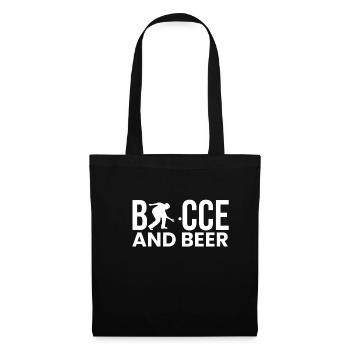 Bocce Shirt Gift Boccia Player - Tote Bag - black - Front