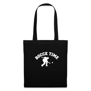 Bocce Time Shirt Boccia Player Gift - Tote Bag - black - Front