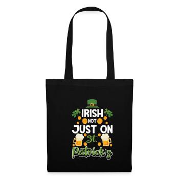 L’irlandais n’est pas seulement le jour de la Saint-Patrick - Sac en tissu - noir - Devant