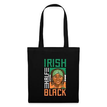 St. Patrick's Day Black Half - Tote Bag - black - Front