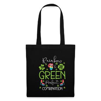 T-shirt LGBT de la Saint-Patrick - Sac en tissu - noir - Devant