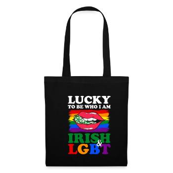 T-shirt LGBT de la Saint-Patrick - Sac en tissu - noir - Devant