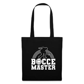 Bocce Master Shirt Gift Boccia Player - Tote Bag - black - Front