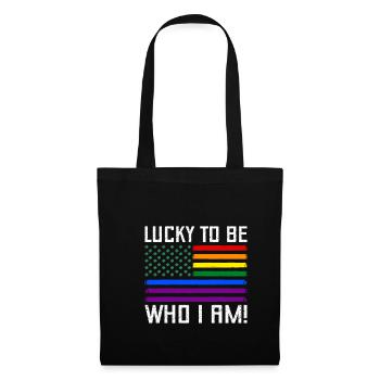 T-shirt LGBT de la Saint-Patrick - Sac en tissu - noir - Devant