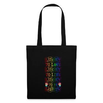 T-shirt LGBT de la Saint-Patrick - Sac en tissu - noir - Devant