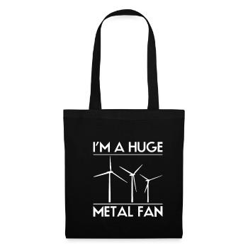 In A Huge Metal Fan Shirt Gift Pinwheels - Tote Bag - black - Front