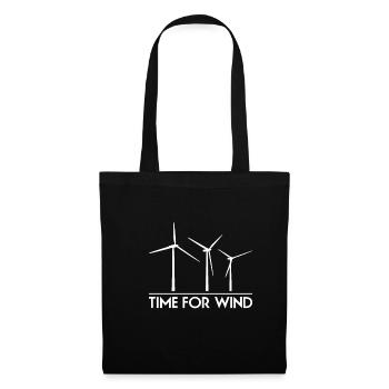 Time For Wind Shirt Gift Pinwheel - Tote Bag - black - Front