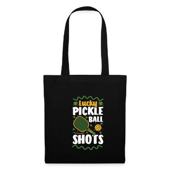 Joueur de pickleball Cadeau de chandail de la Saint-Patrick - Sac en tissu - noir - Devant