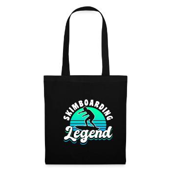 Skimboarding Legend Shirt Gift - Tote Bag - black - Front