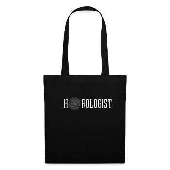 Chemise d’horlogerie Cadeau Horloger - Sac en tissu - noir - Devant