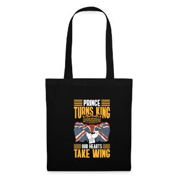 Prince Turns Into King Our Hearts Wing Shirt - Tote Bag - black - Front