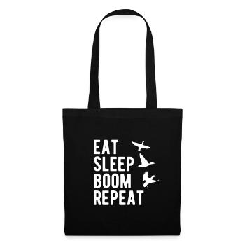 Manger Slee Boom Répéter la chasse au canard Enten Jagd - Sac en tissu - noir - Devant