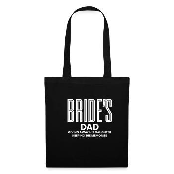 Father Of The Bride Shirt Gift Wedding Father - Tote Bag - black - Front