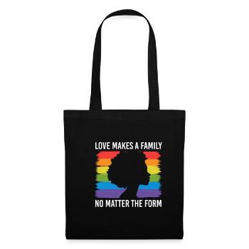 Cadeau de chemise LGBTQ+ Mois LGBT - Sac en tissu - noir - Devant