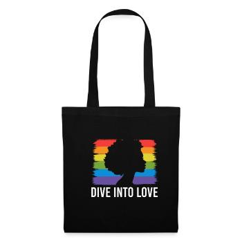 Cadeau de chemise LGBTQ+ Mois LGBT - Sac en tissu - noir - Devant