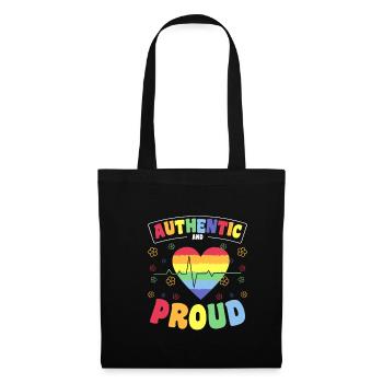Cadeau de chemise LGBTQ+ Mois LGBT - Sac en tissu - noir - Devant