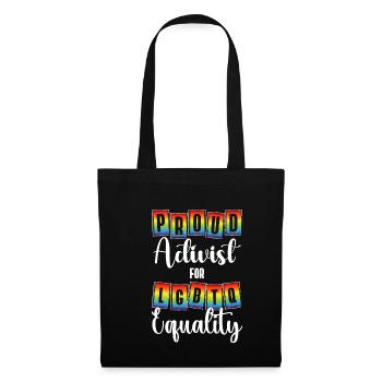 Cadeau de chemise LGBTQ+ Mois LGBT - Sac en tissu - noir - Devant