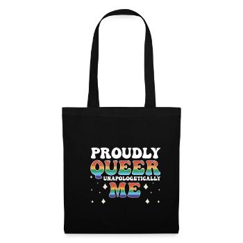 Cadeau de chemise LGBTQ+ Mois LGBT - Sac en tissu - noir - Devant