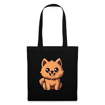 Pomeranian Dog Cute Pomeranian - Tote Bag - black - Front