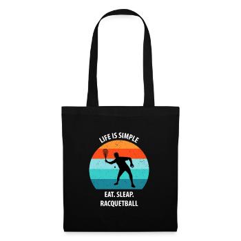 Racqueetball - Tote Bag - black - Front