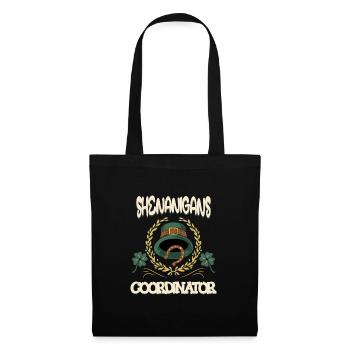 Coordinateur des manigances Saint-Patrick 2025 - Sac en tissu - noir - Devant