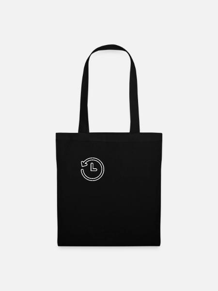 Clock - Tote Bag - black