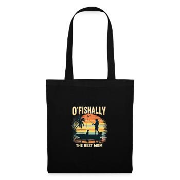 Ofishally drôle maman pêche - Sac en tissu - noir - Devant