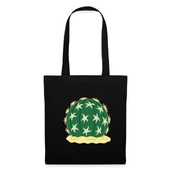 Cactus N°2 - Sac en tissu - noir - Devant