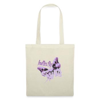 Butter fly - Sac en tissu - nature - Devant