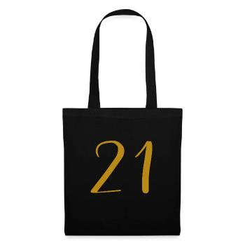21 - Tote Bag - black - Front