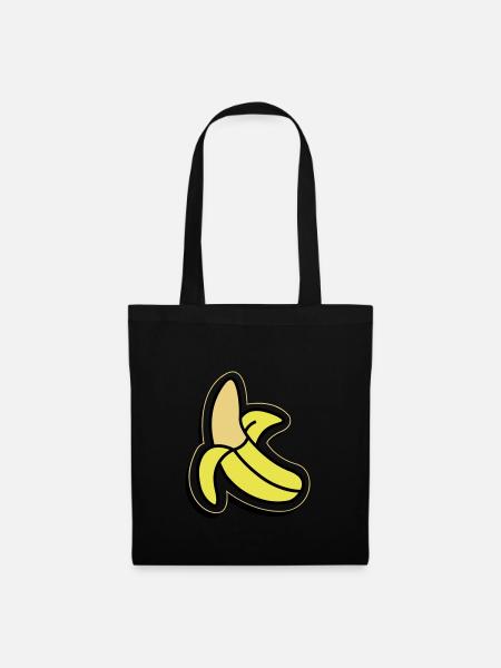 Halb geschälte Banane - Mulepose - sort