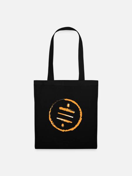 Sats are our cents - Scratch orange - Stoffbeutel - Schwarz